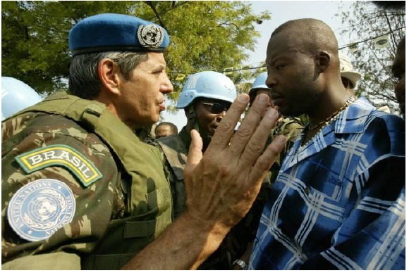 A Missão das Nações Unidas para a estabilização no Haiti (MINUSTAH) foi, supostamente, uma missão de paz criada pelo conselho de segurança da ONU para intervir militarmente no Haiti, com coordenação realizada pelo Brasil. 