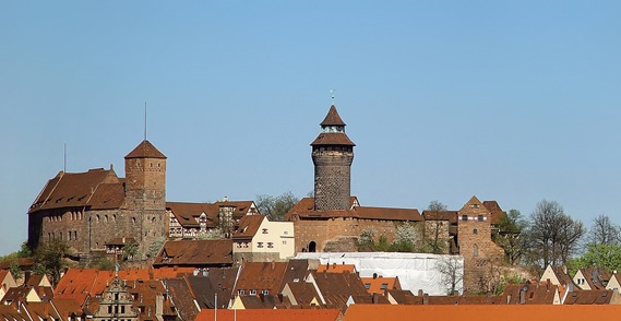 fotografia do castelo de Nuremberg