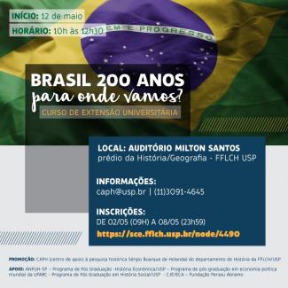 Brasil 200 anos, para onde vamos?